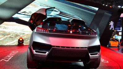 Peugeot Quartz rear view at the 2014 Paris Motor Show