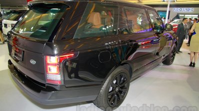 Range Rover LWB rear three quarters right at the 2014 Indonesia International Motor Show