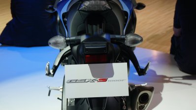 Suzuki GSX-S1000F registration plate holder at the INTERMOT 2014
