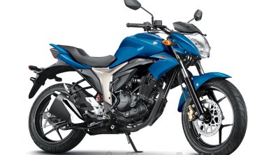 Suzuki Gixxer Dynamic shots Blue