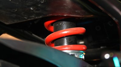 Suzuki Gixxer mono shock at the 2014 Nepal Auto Show