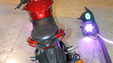 Suzuki Gixxer rear at the 2014 Nepal Auto Show