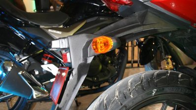 Suzuki Gixxer tail at the 2014 Nepal Auto Show
