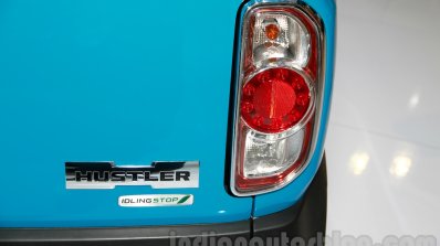 Suzuki Hustler badge at the 2014 Indonesia International Motor Show