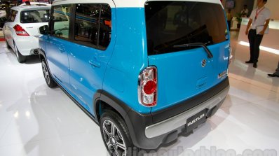 Suzuki Hustler rear three quarters at the 2014 Indonesia International Motor Show