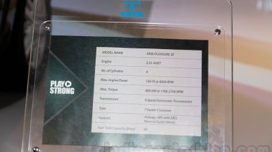 Tata Aria AT A-Tronic at the 2014 Indonesia International Motor Show specs