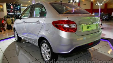 Tata Zest at the 2014 Indonesia International Motor Show rear quarter