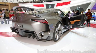 Toyota FT-1 concept rear three quarters left at the 2014 Indonesia International Motor Show