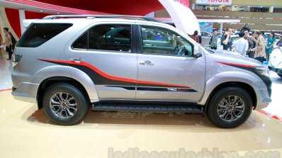 Toyota Fortuner TRD Edition side at the Indonesian International Motor Show 2014