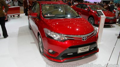 Toyota Vios TRD Sportivo at the 2014 Indonesia International Motor Show front quarter