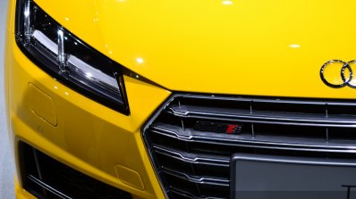2015 Audi TTS Roadster headlight at the 2014 Paris Motor Show