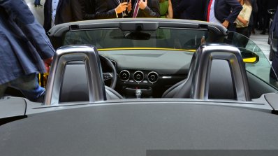 2015 Audi TTS Roadster rear end at the 2014 Paris Motor Show