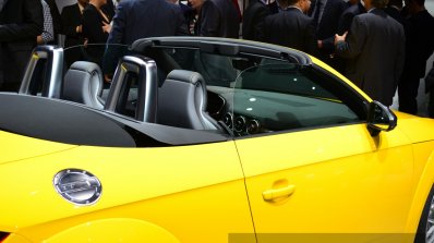 2015 Audi TTS Roadster window line at the 2014 Paris Motor Show