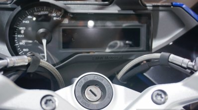 2015 BMW S 1000 RR instrument cluster at the INTERMOT 2014