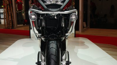 2015 Honda VFR800X Crossrunner headlamp on at the INTERMOT 2014