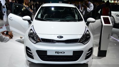 2015 Kia Rio front at the 2014 Paris Motor Show