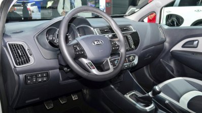 2015 Kia Rio interior at the 2014 Paris Motor Show