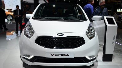 2015 Kia Venga front at the 2014 Paris Motor Show