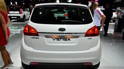 2015 Kia Venga rear at the 2014 Paris Motor Show
