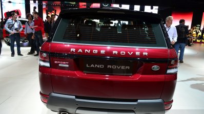 2015 Range Rover Sport rear at the 2014 Paris Motor Show