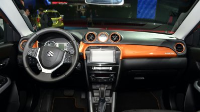 2015 Suzuki Vitara dashboard at the 2014 Paris Motor Show
