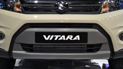 2015 Suzuki Vitara front bumper at the 2014 Paris Motor Show