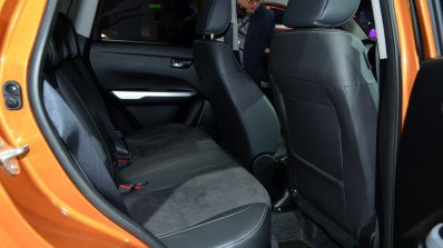 2015 Suzuki Vitara rear seat at the 2014 Paris Motor Show