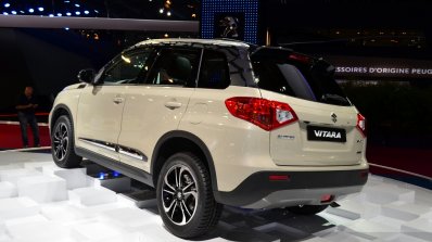2015 Suzuki Vitara rear three quarter at the 2014 Paris Motor Show