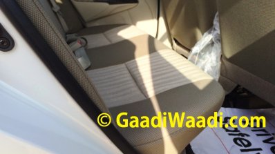 2015 Toyota Etios facelift spied rear seat