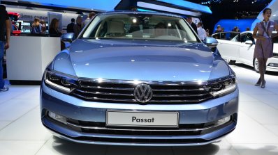 2015 VW Passat front at the 2014 Paris Motor Show