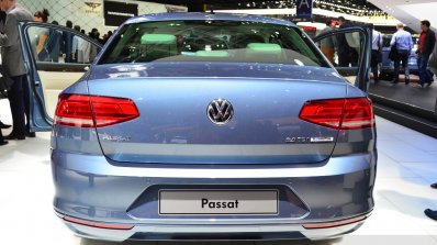 2015 VW Passat rear at the 2014 Paris Motor Show