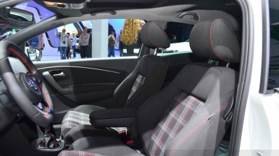 2015 VW Polo GTI interior at the 2014 Paris Motor Show