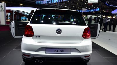 2015 VW Polo GTI rear at the 2014 Paris Motor Show