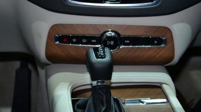 2015 Volvo XC90 gear lever at the 2014 Paris Motor Show