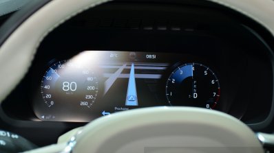 2015 Volvo XC90 instrument console at the 2014 Paris Motor Show