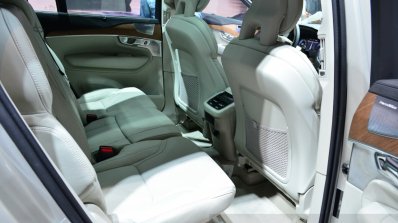 2015 Volvo XC90 rear bench at the 2014 Paris Motor Show