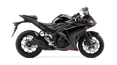 2015 Yamaha YZF-R3 Midnight Black side