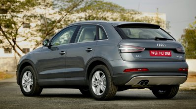 Audi Q3 Dynamic rear three quarter Review
