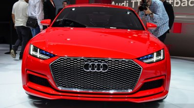 Audi TT Sportback concept front at the 2014 Paris Motor Show