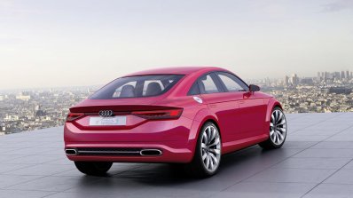 Audi TT Sportback concept rear three quarters press shot