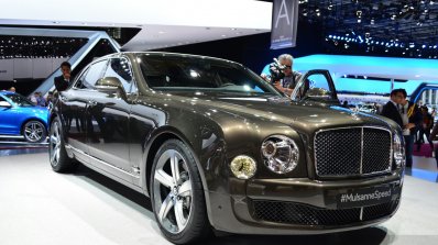 Bentley Mulsanne Speed at the Paris Motor Show of 2014