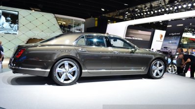 Bentley Mulsanne Speed on display at the Paris Motor Show 2014