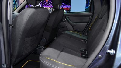 Dacia Duster Air rear seat at the 2014 Paris Motor Show