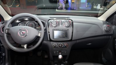 Dacia Sandero Black Touch dashboard at the 2014 Paris Motor Show
