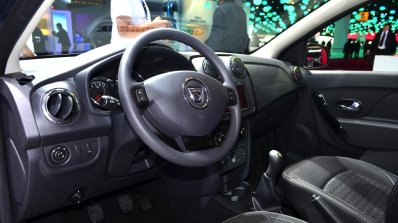 Dacia Sandero Black Touch interior at the 2014 Paris Motor Show