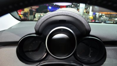 Fiat 500X instrument cluster at the 2014 Paris Motor Show