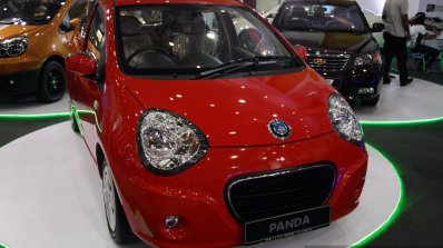 Geely Panda front three quarter at the 2014 Colombo Motor Show Sri Lanka