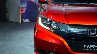 Honda HR-V prototype for Europe headlamp at 2014 Paris Motor Show