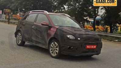 Hyundai Elite i20 Cross projector headlights spied