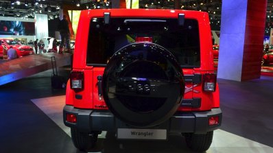 Jeep Wrangler Unlimited X rear at the Paris Motor Show 2014